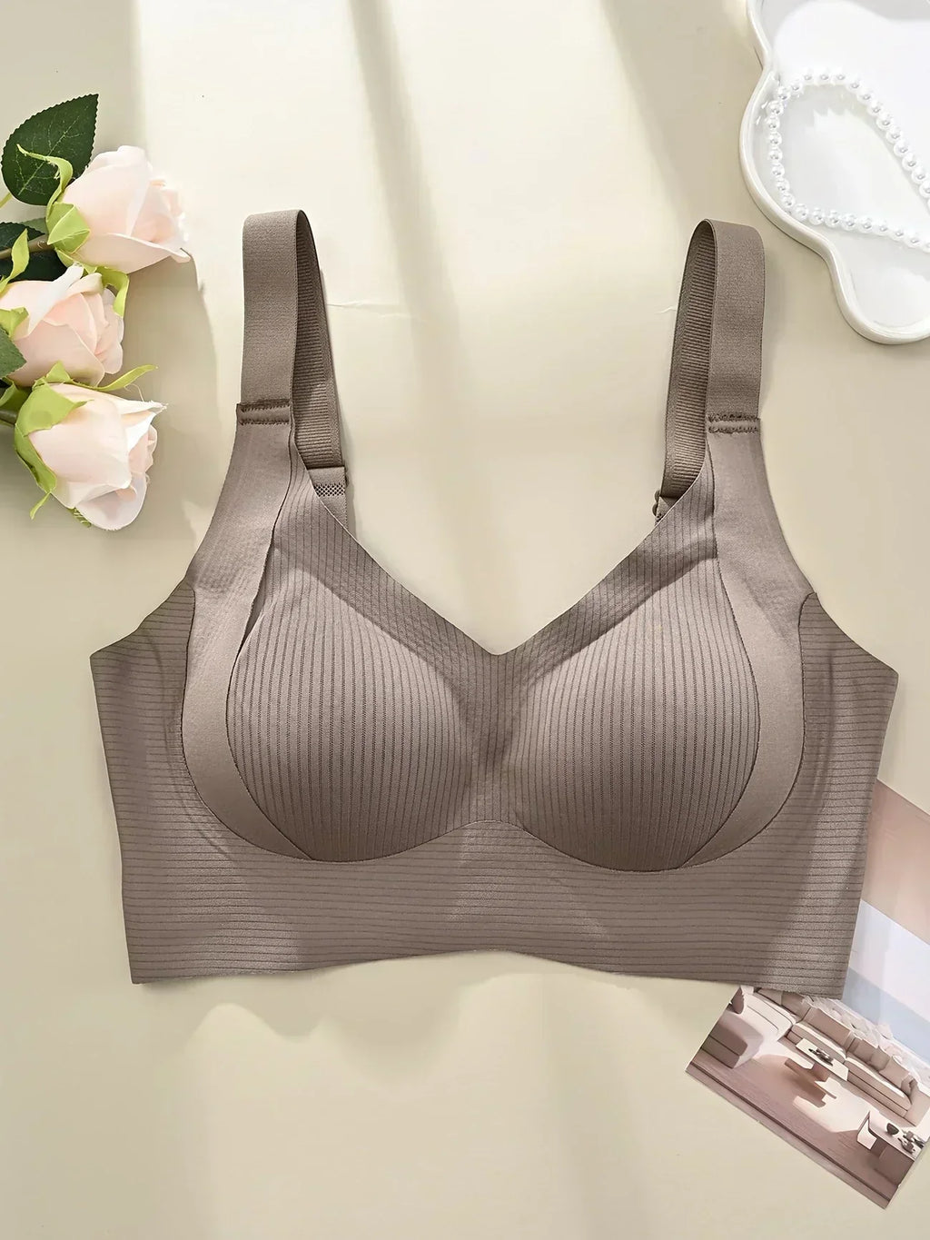 Wireless Seamless Sports Bra